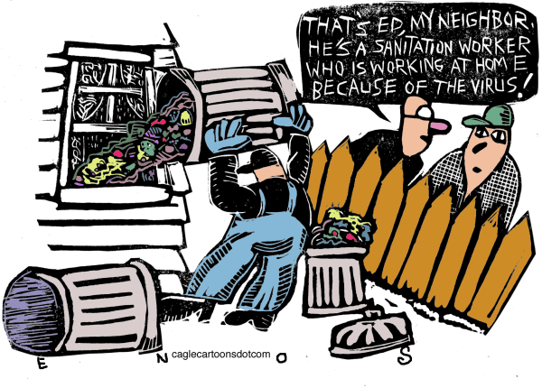 Working at Home by Randall Enos, Easton, CT
